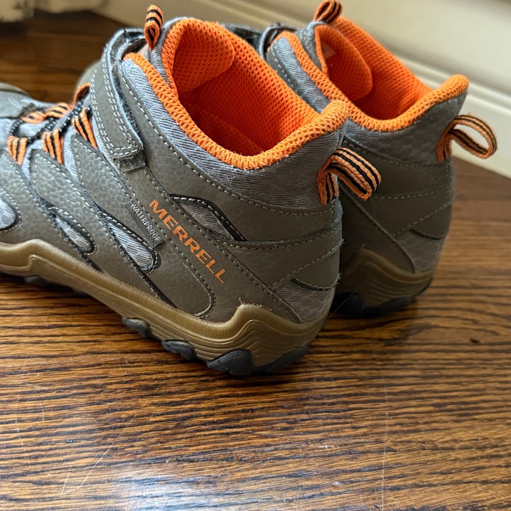 Merrell Kids' Sneakers in Gray and Orange - Picture 2 of 5